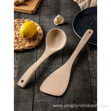 Commercial wholesale quality household pure wood spoon